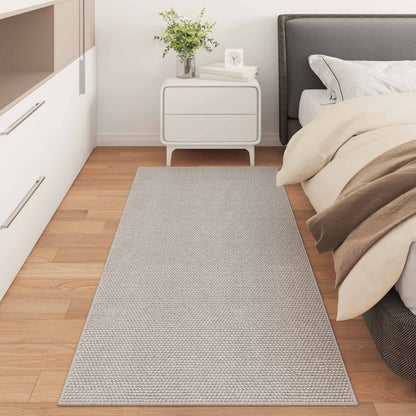 Tappeti per area Rettangolare LUGO Crema 200 x 80 cm Poliestere