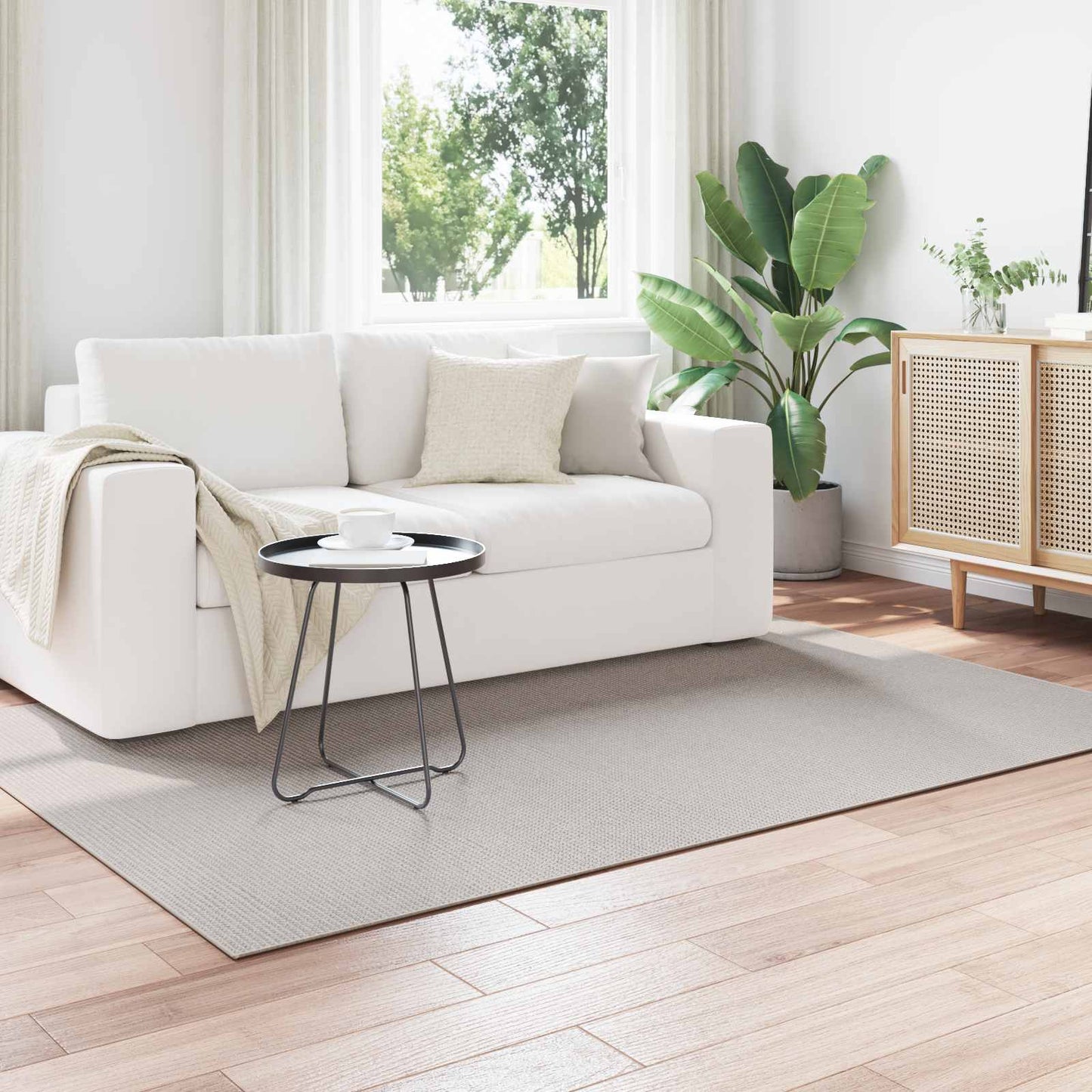 Tappeti per area Rettangolare LUGO Crema 200 x 140 cm