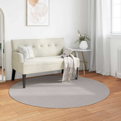 Tappeti per area Rotondo LUGO Crema Ã˜ 120 CM Poliestere