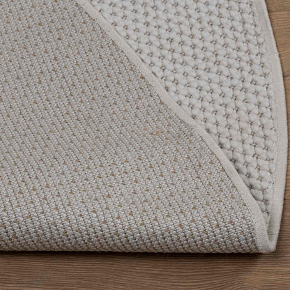 Tappeti per area Rotondo LUGO Crema Ã˜ 160 CM Poliestere