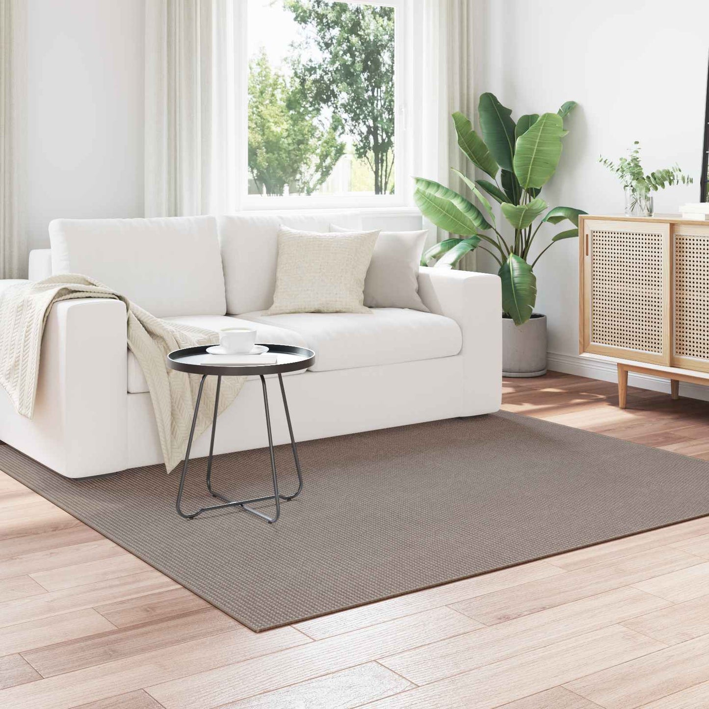 Tappeti per area Quadrato LUGO Talpa 120 x 120 cm Poliestere