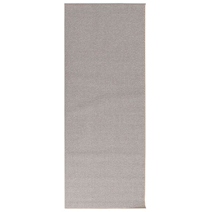 Tappeti per area LUGO Crema e Taupe 200 x 80 cm Poliestere