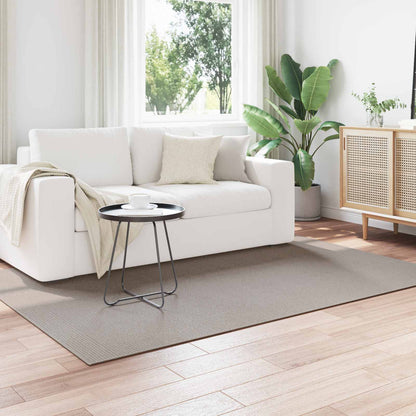 Tappeti per area LUGO Crema e Taupe 170 x 120 cm Poliestere