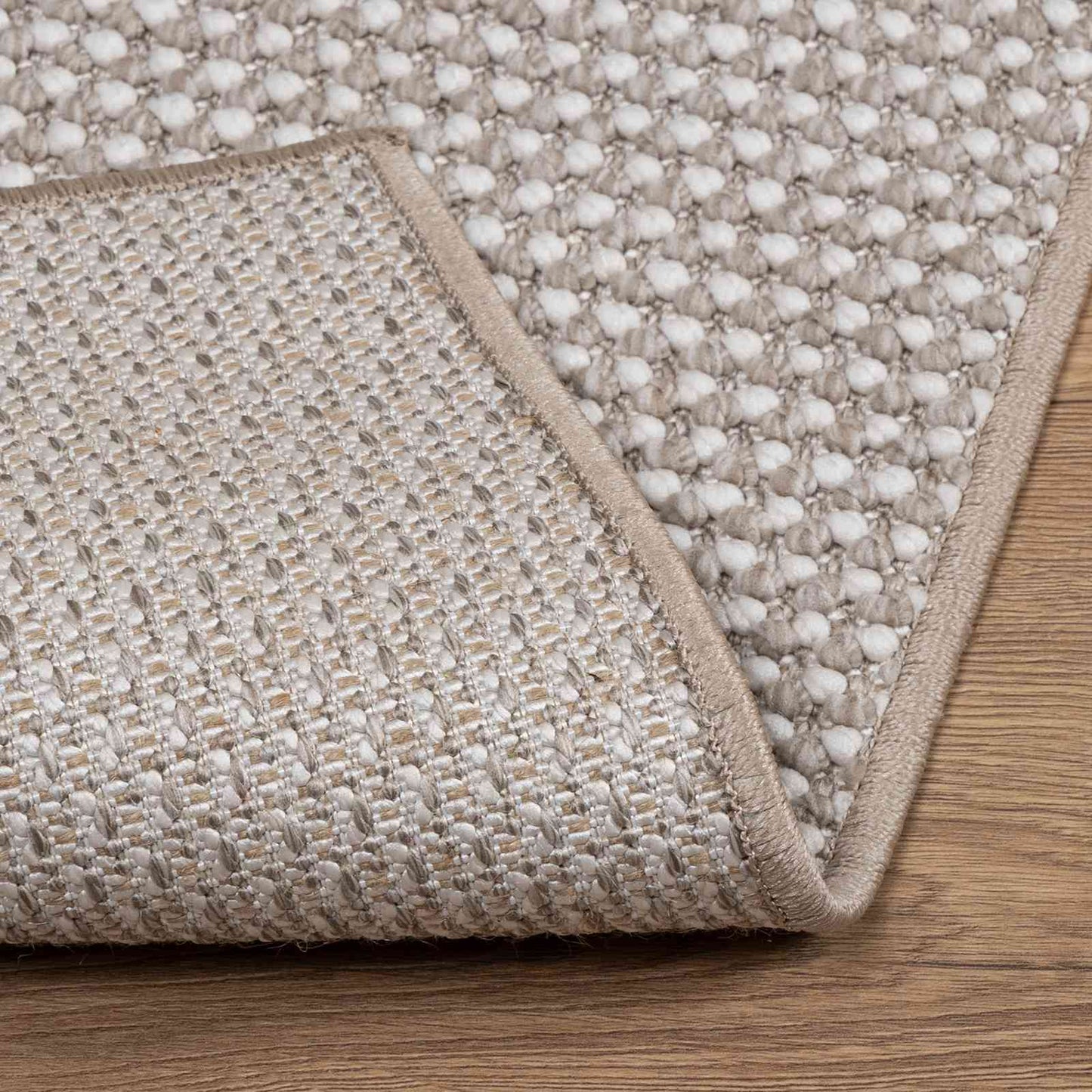 Tappeti per area LUGO Crema e Taupe 230 x 160 cm Poliestere