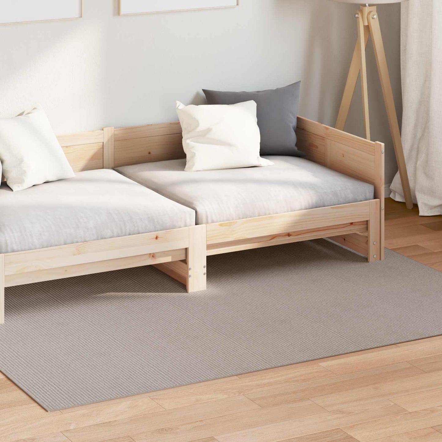 Tappeti per area LUGO Crema e Taupe 230 x 160 cm Poliestere