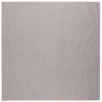 Tappeti per area LUGO Crema e Taupe 120 x 120 cm Poliestere