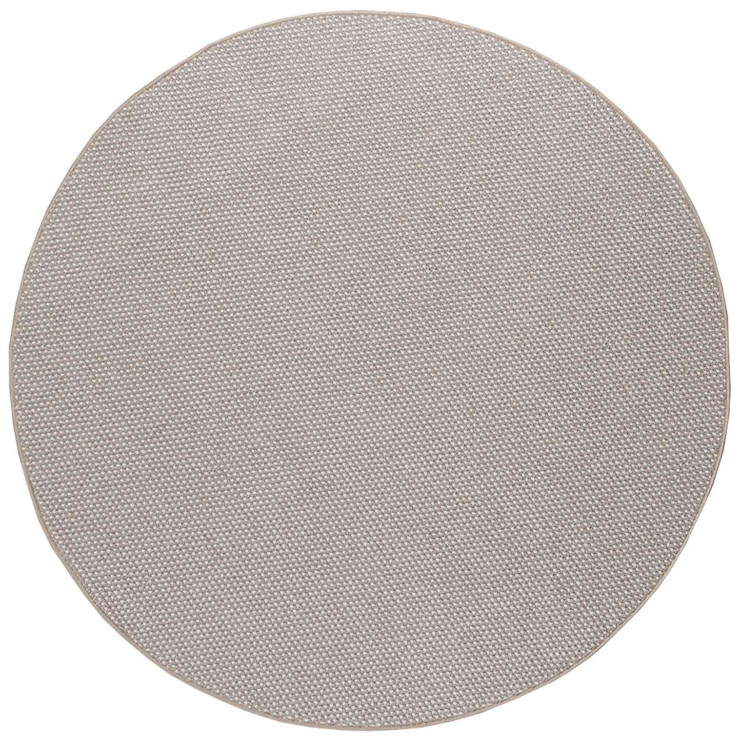 Tappeti per area Rotondo LUGO Crema e Taupe Ã˜ 120 CM Poliestere