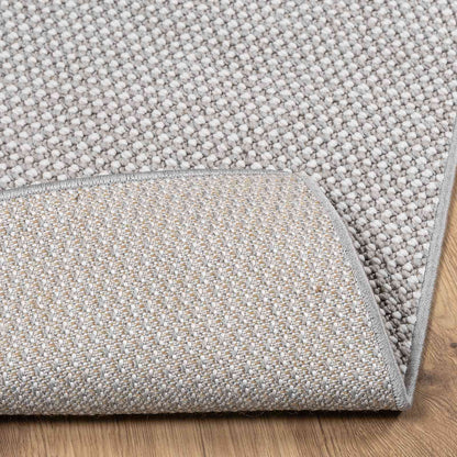 Tappeti per area LUGO Crema e Grigio 200 x 80 cm Poliestere