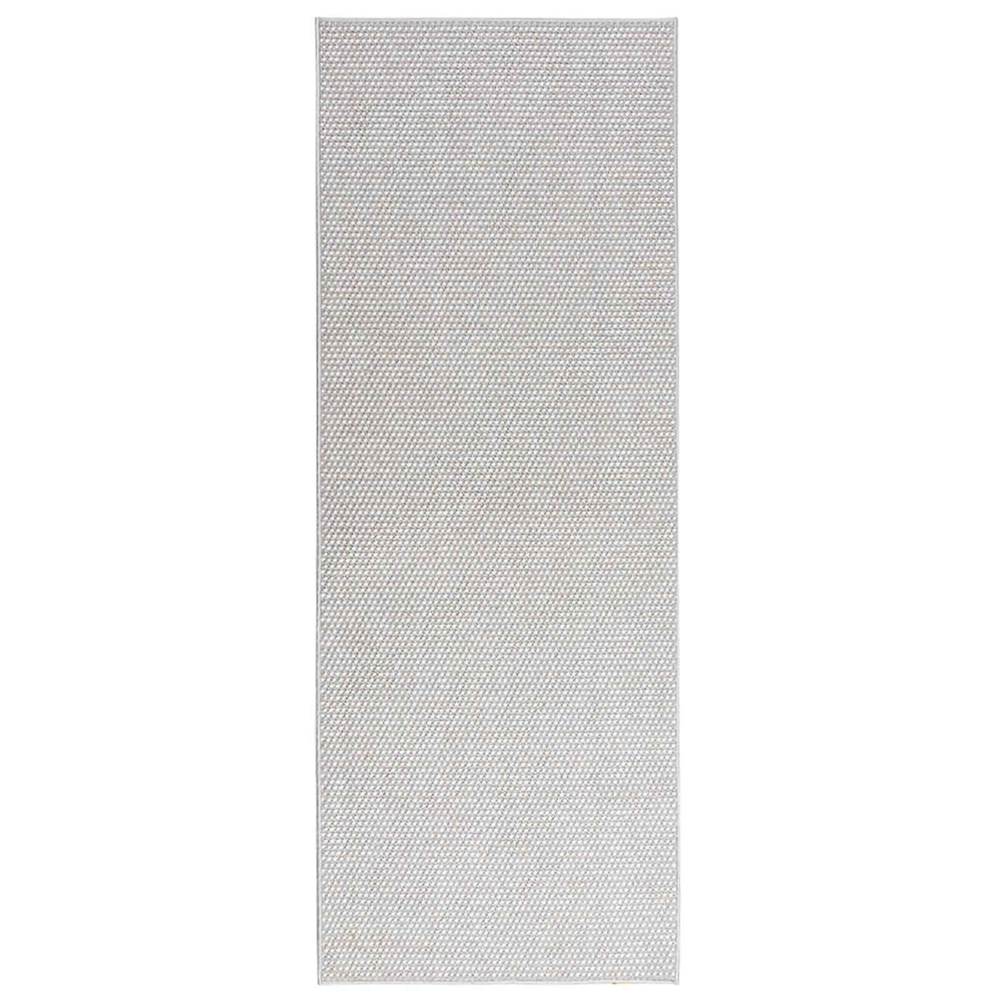 Tappeti per area LUGO Crema e Grigio 200 x 80 cm Poliestere
