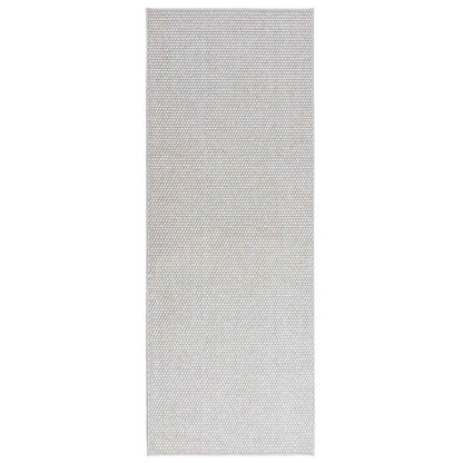 Tappeti per area LUGO Crema e Grigio 200 x 80 cm Poliestere