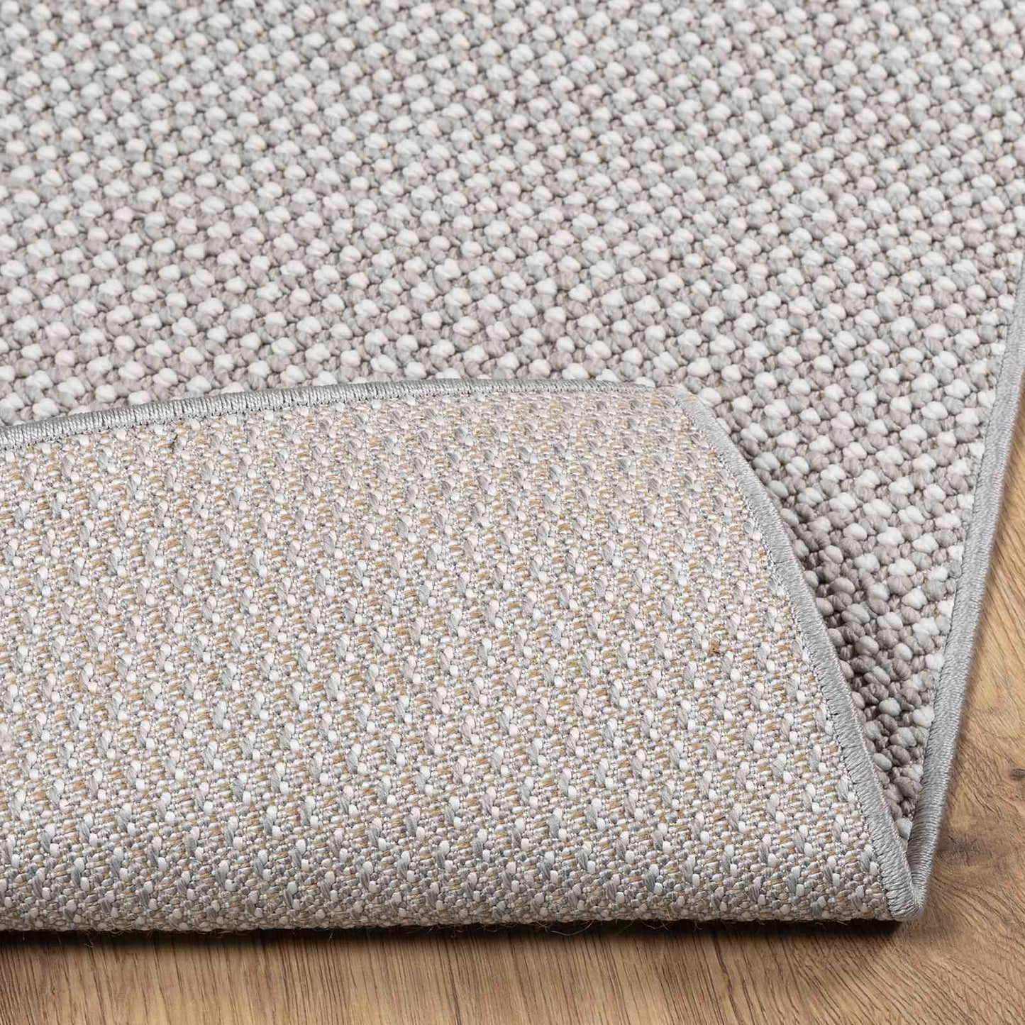 Tappeti per area LUGO Crema e Grigio 230 x 160 cm Poliestere