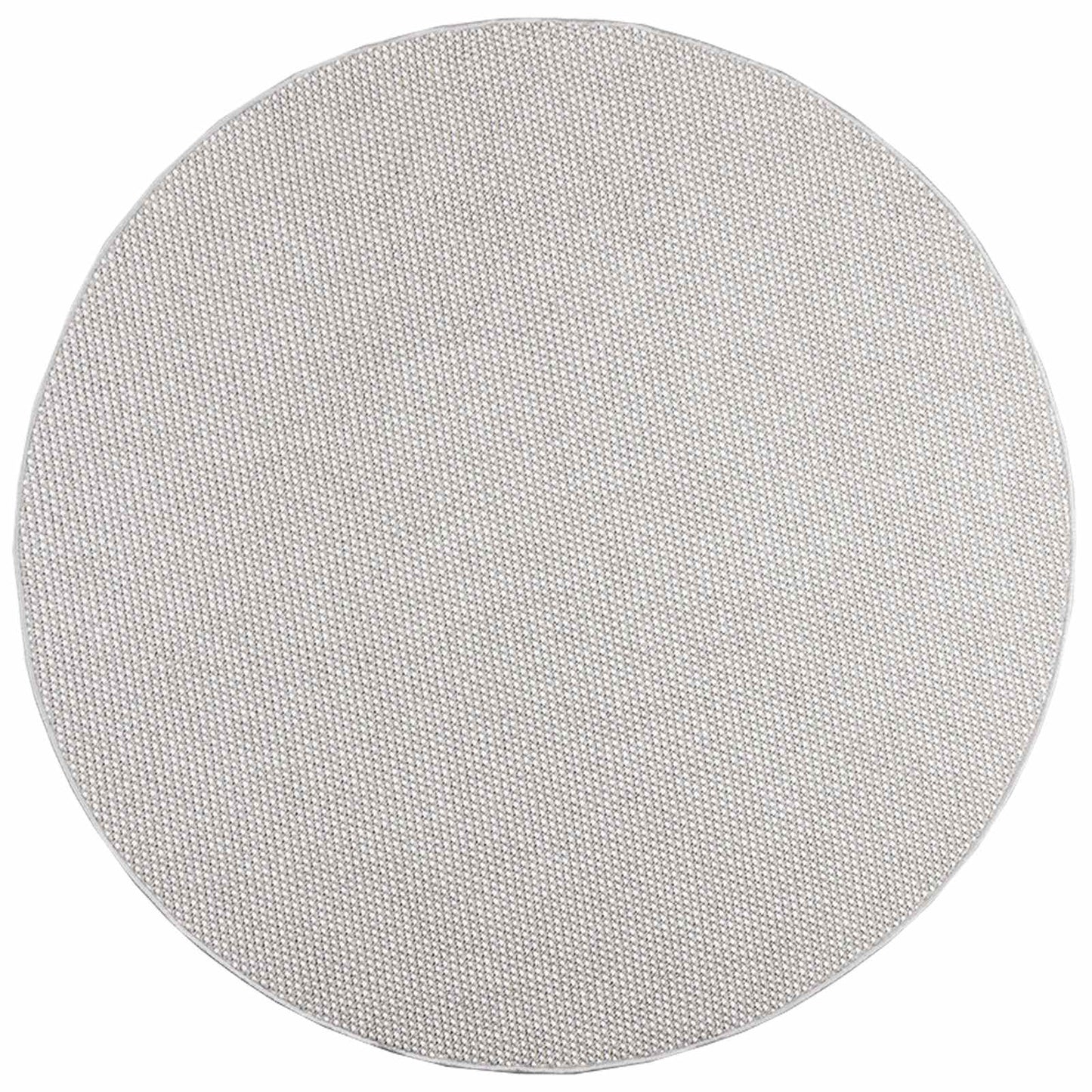 Tappeti per area Rotondo LUGO Crema e Grigio Ã˜ 120 CM