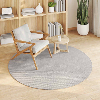 Tappeti per area Rotondo LUGO Crema e Grigio Ã˜ 200 CM