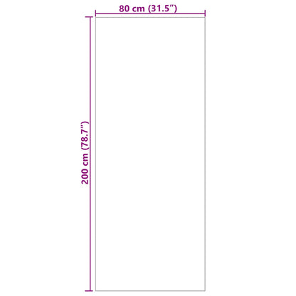 Tappeti per area SIROLO Beige 200 x 80 cm Poliestere
