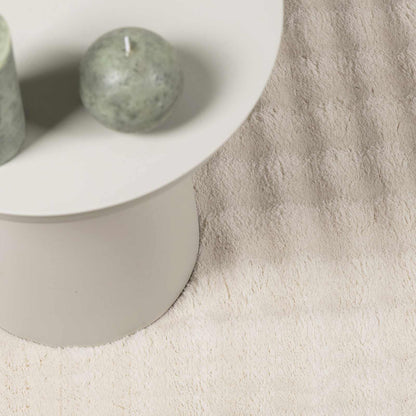 Tappeti per area SIROLO Beige 170 x 120 cm Poliestere
