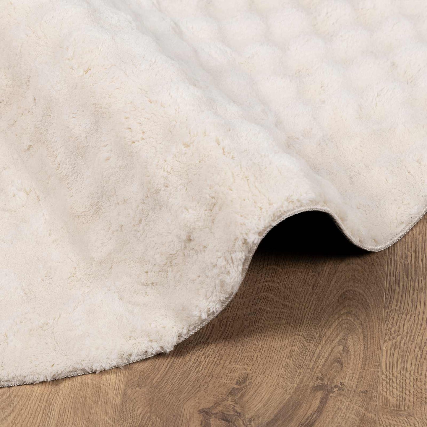 Tappeti per area Rotondo SIROLO Beige Ã˜ 120 CM Poliestere