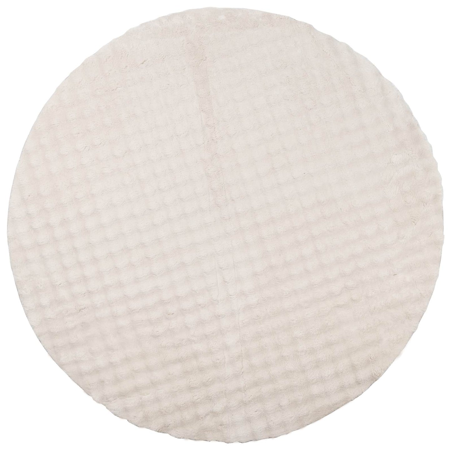 Tappeti per area Rotondo SIROLO Beige Ã˜ 200 CM Poliestere