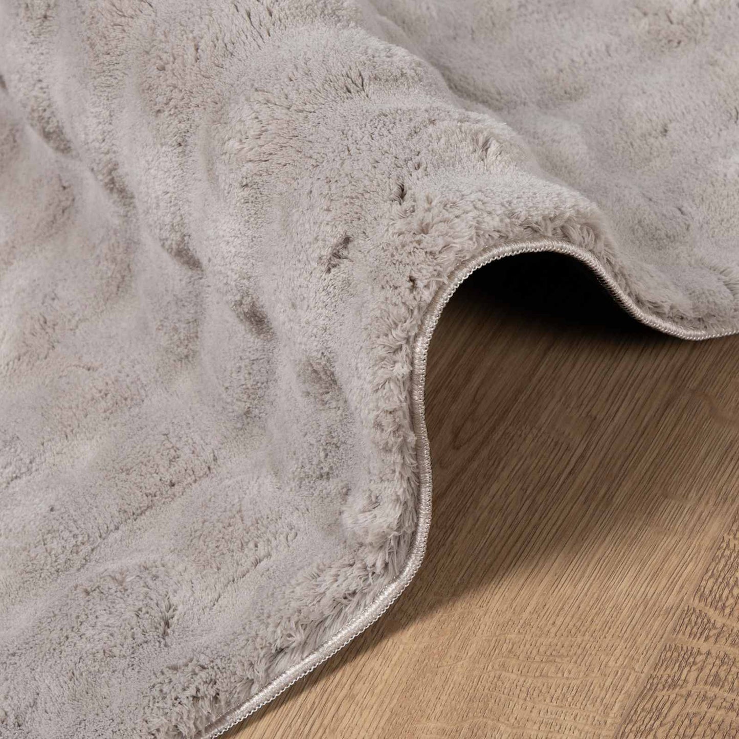 Tappeti per area Quadrato SIROLO Sabbia 200 x 200 cm Poliestere