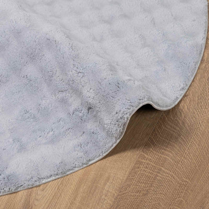 Tappeti per area Rotondo SIROLO Grigio Ã˜ 200 CM Poliestere