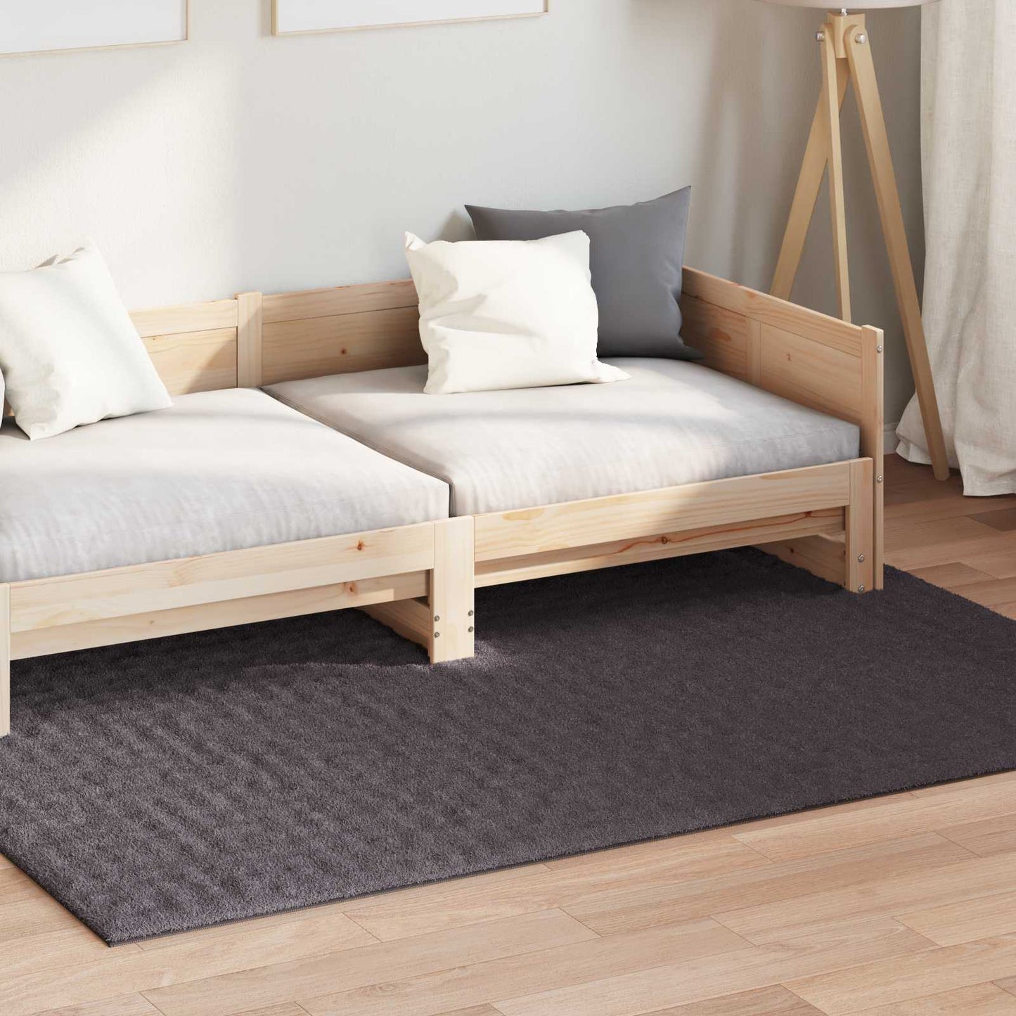 Tappeti per area SIROLO Antracite 170 x 120 cm Poliestere
