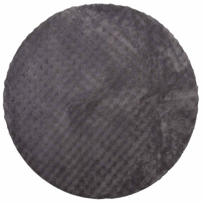 Tappeti per area Rotondo SIROLO Antracite Ã˜ 120 CM Poliestere