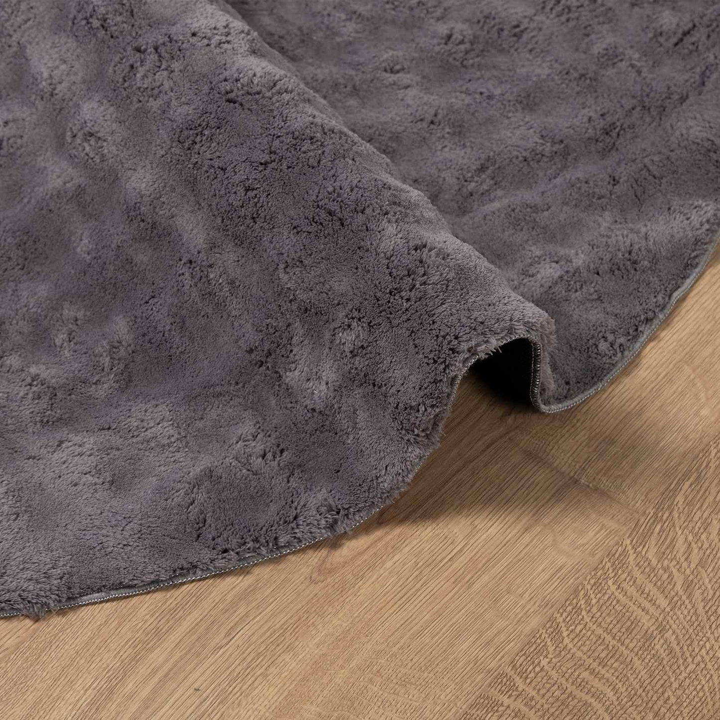 Tappeti per area Rotondo SIROLO Antracite Ã˜ 160 CM Poliestere