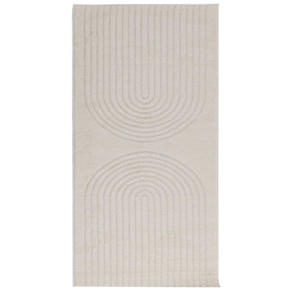 Tappeti per area GALATI Crema 150 x 80 cm Poliestere