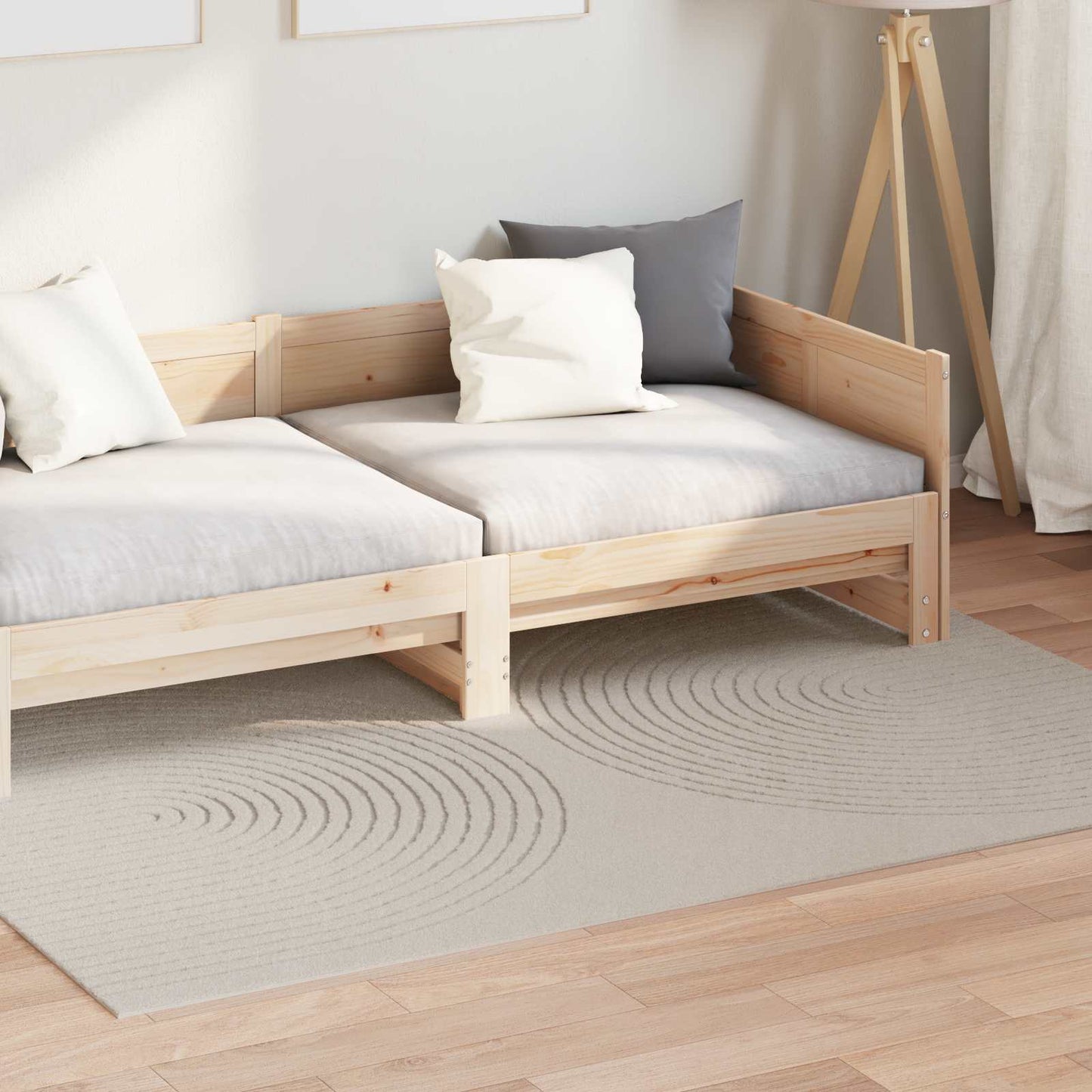 Tappeti per area GALATI Crema 170 x 120 cm Poliestere