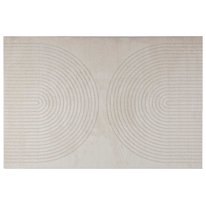 Tappeti per area GALATI Crema 200 x 140 cm Poliestere