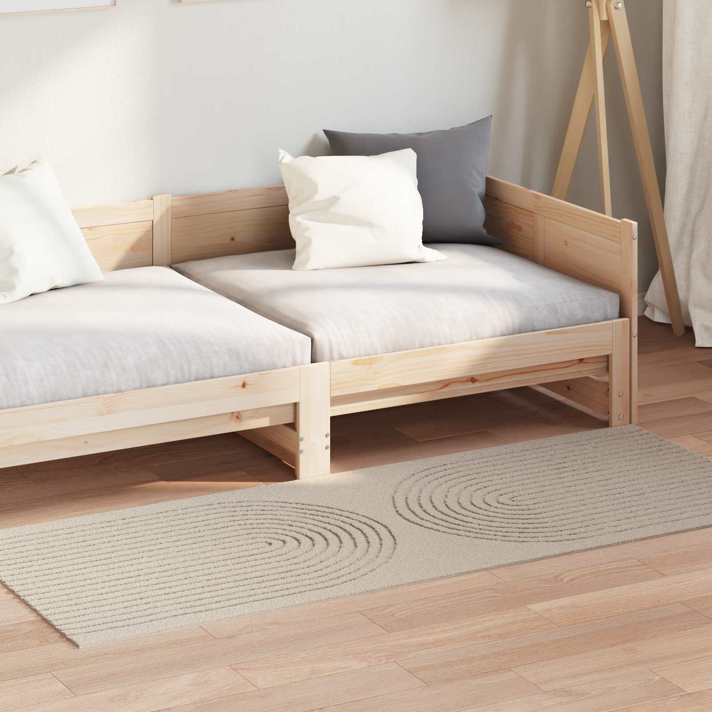 Tappeti per area GALATI Beige 150 x 80 cm Poliestere