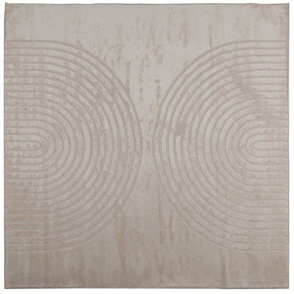 Tappeti per area Quadrato GALATI Beige 240 x 240 cm Poliestere