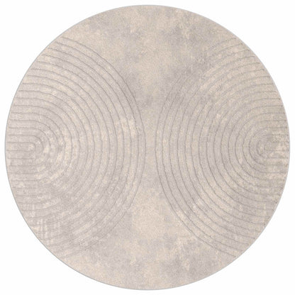Tappeti per area Rotondo HUARTE Beige ÃƒËœ 200 CM Poliestere