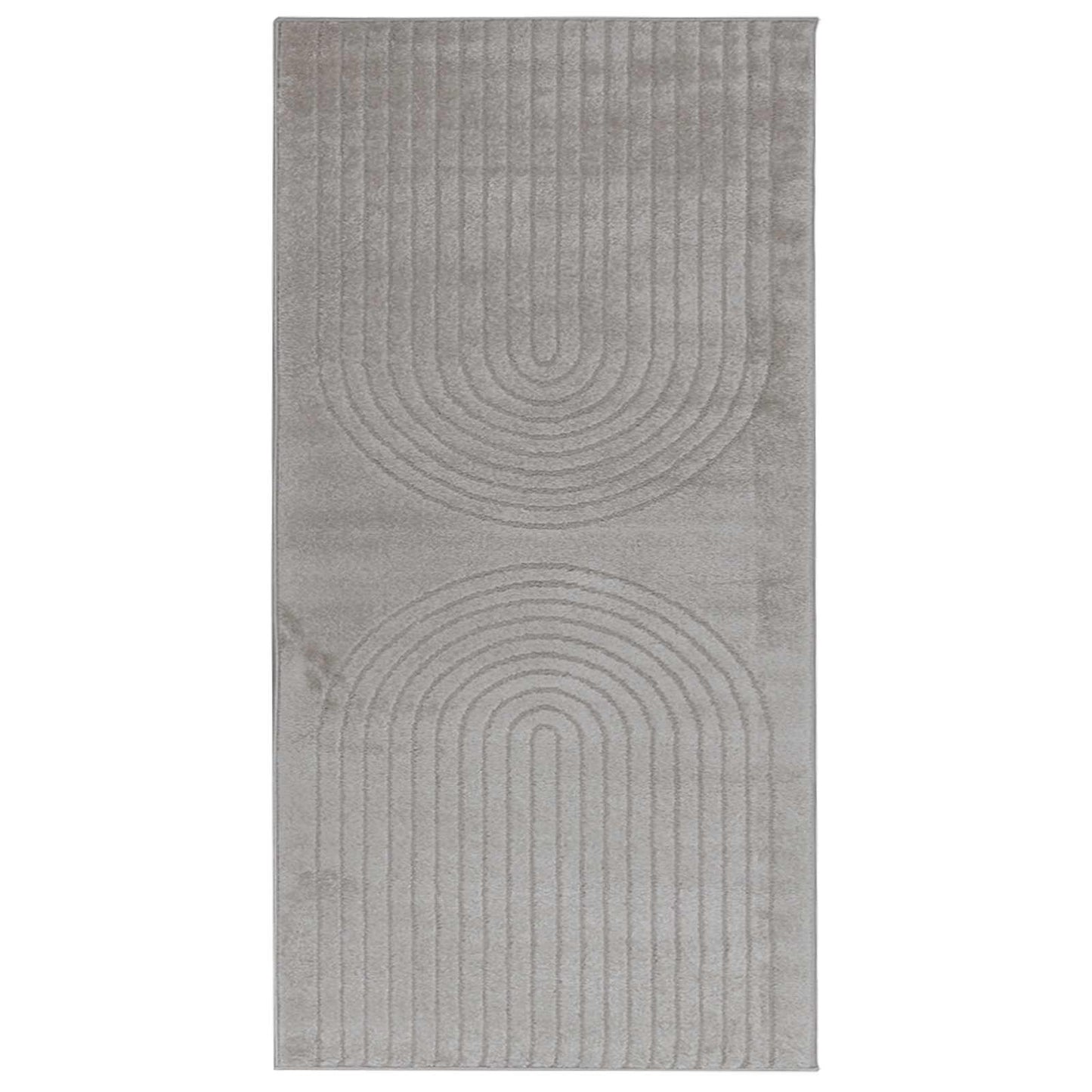 Tappeti per area HUARTE Grigio 150 x 80 cm Poliestere