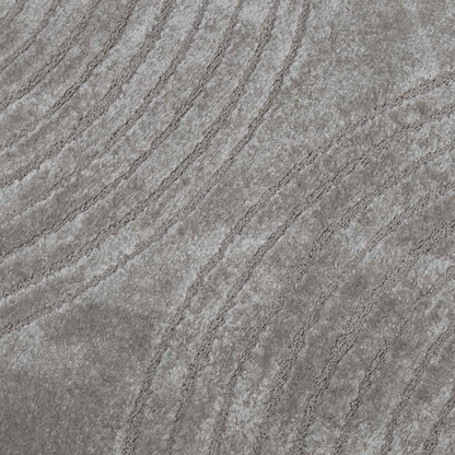 Tappeti per area Rotondo GALATI Grigio Ã˜ 120 CM Poliestere
