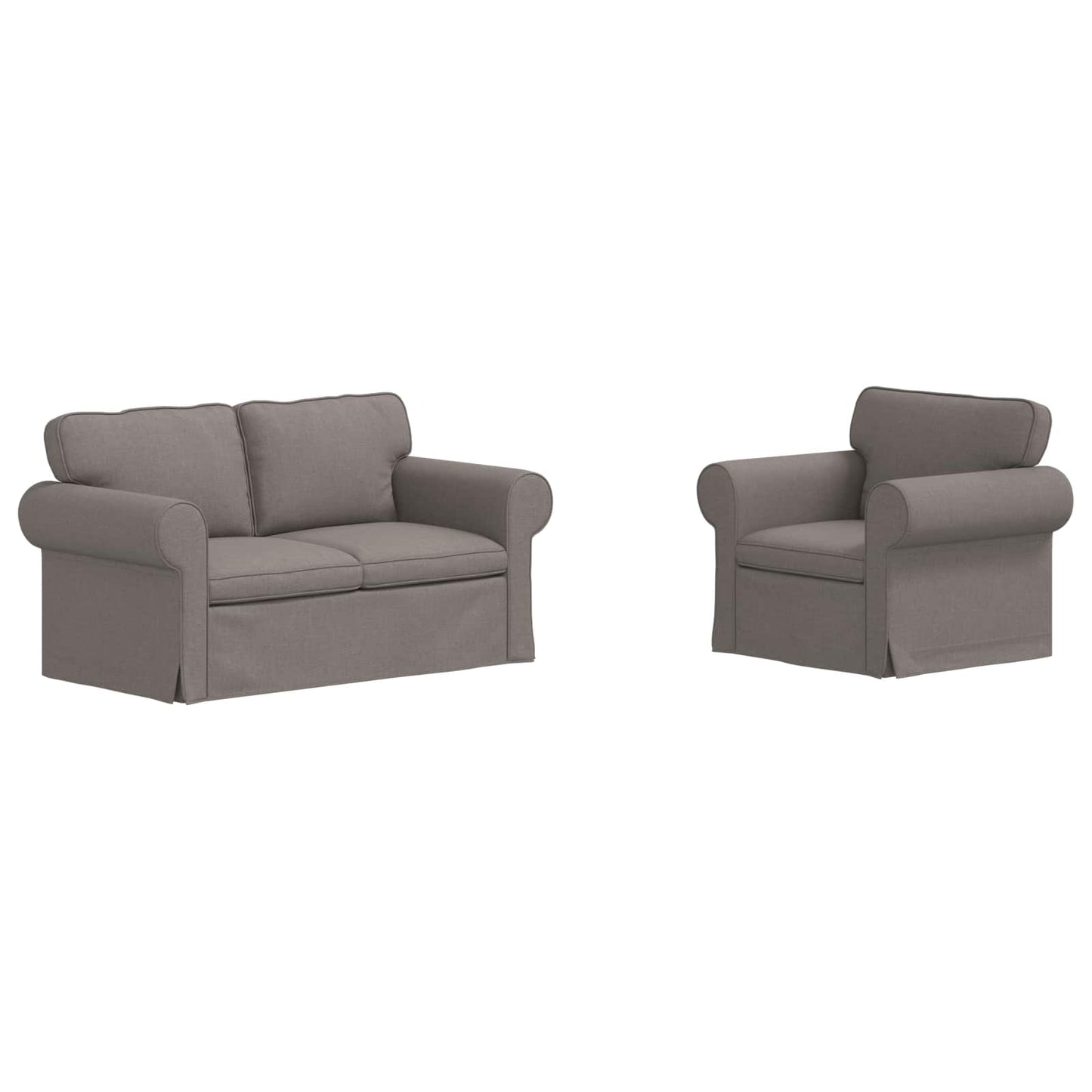 Set di divani 2 pcs Talpa 155 x 82 x 80 cm Tessuto