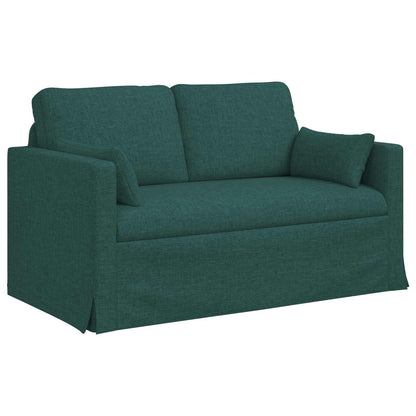 Set di divani 2 pcs Verde Scuro 139 x 78 x 80 cm Tessuto
