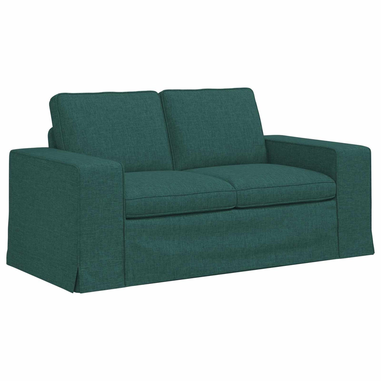 Set di divani 2 pcs Verde Scuro 182 x 80 x 82 cm Tessuto