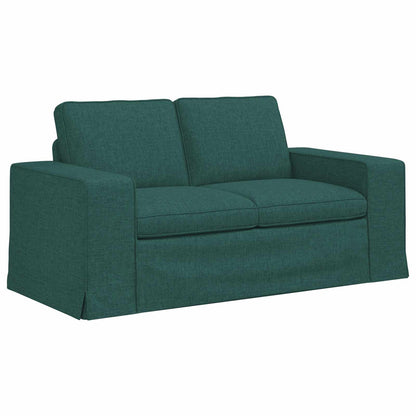 Set di divani 2 pcs Verde Scuro 182 x 80 x 82 cm Tessuto