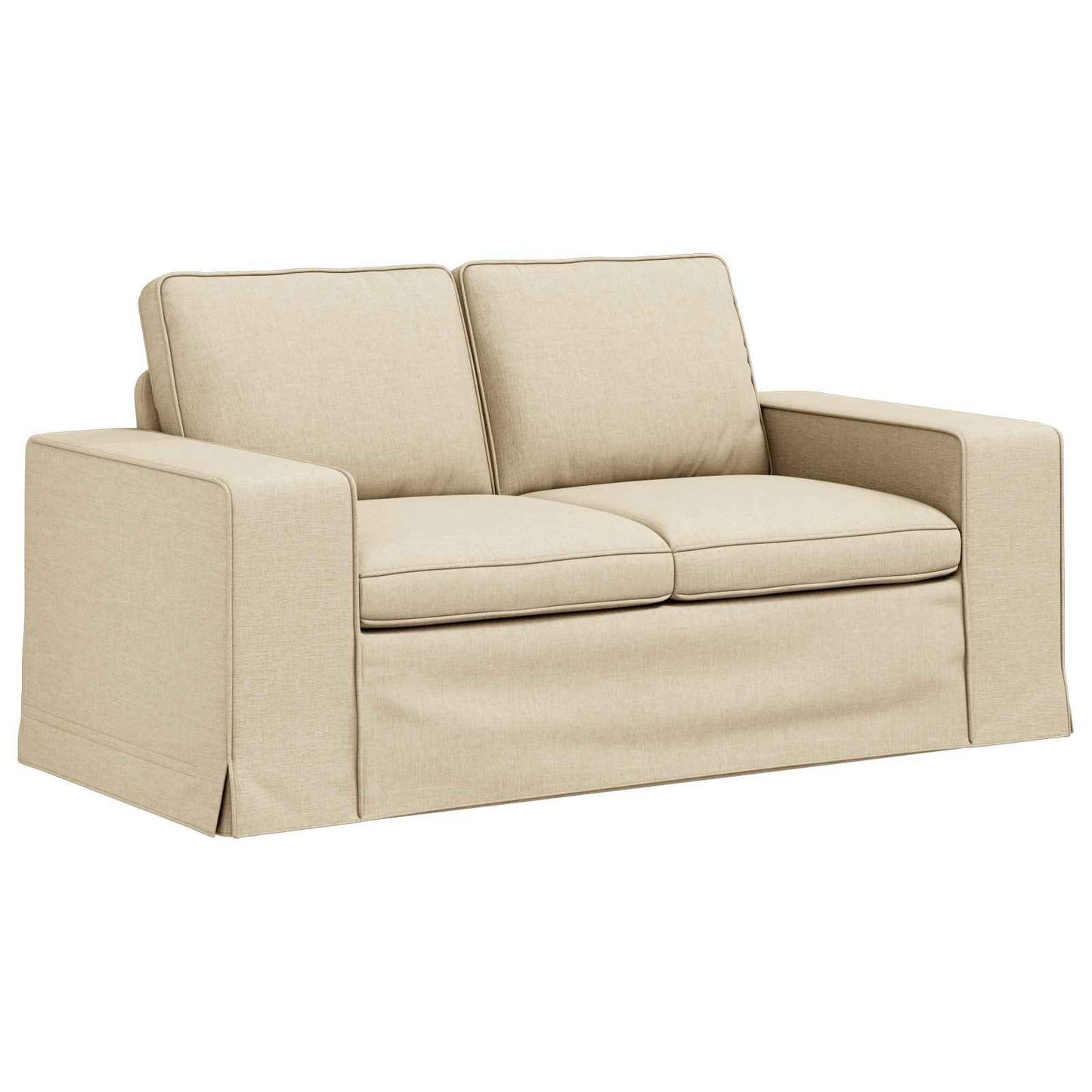 Set di divani 2 pcs Crema 182 x 80 x 82 cm Tessuto