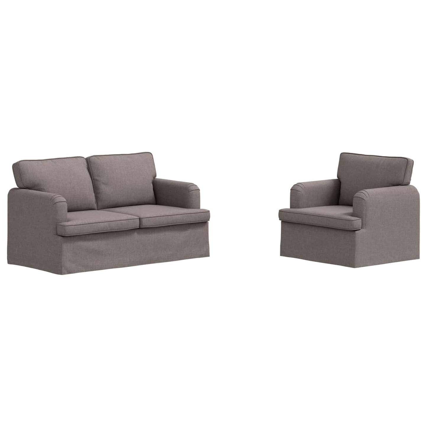 Set di divani 2 pcs Talpa 144 x 80 x 85 cm Tessuto