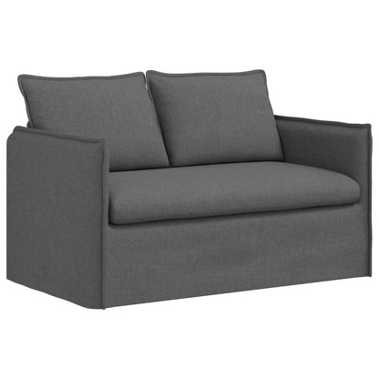 Set di divani 2 pcs Grigio scuro 196 x 82 x 85 cm Tessuto