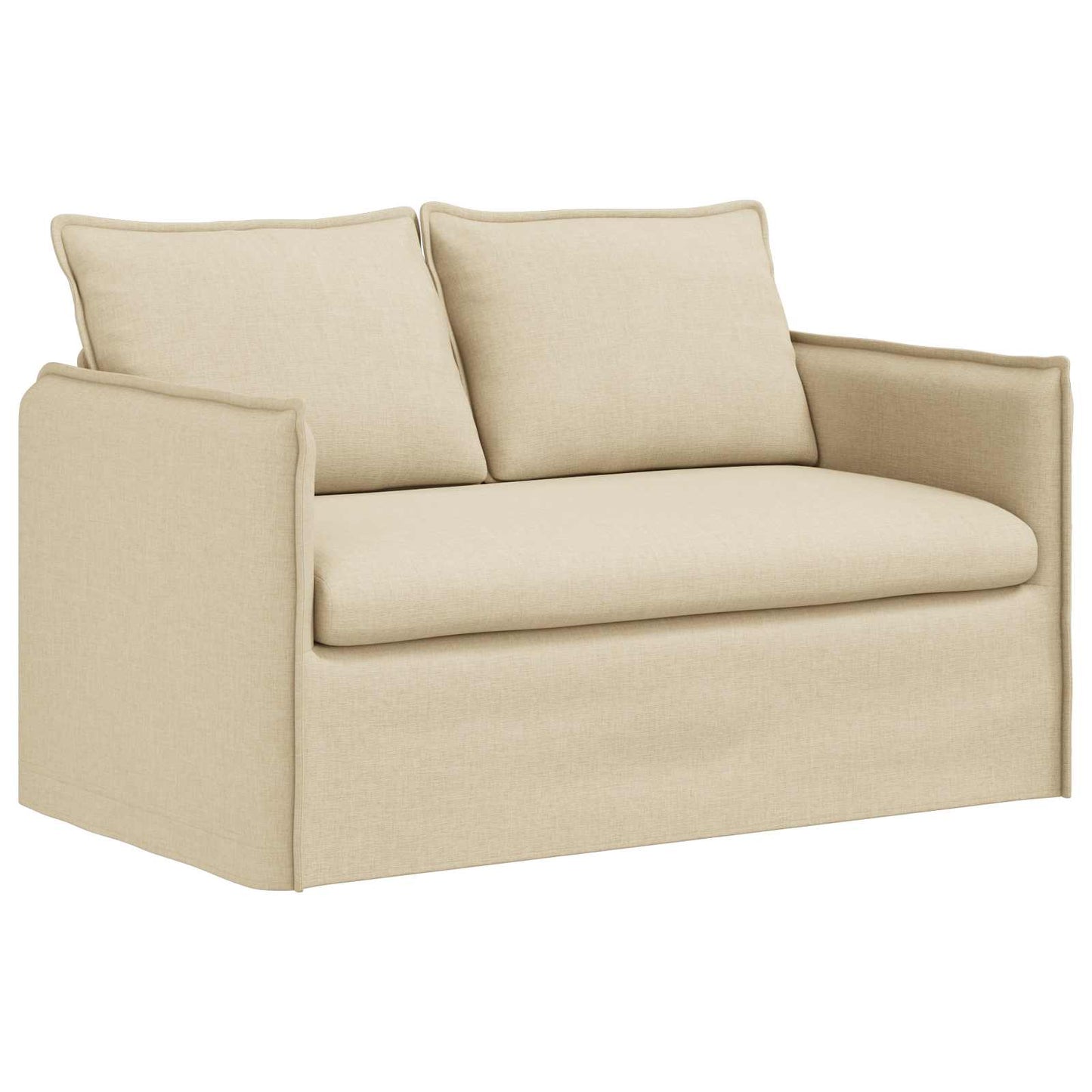 Set di divani 2 pcs Crema 196 x 82 x 85 cm Tessuto