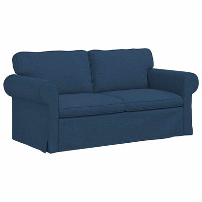 Set di divani 2 pcs Blu 175 x 82 x 80 cm Tessuto