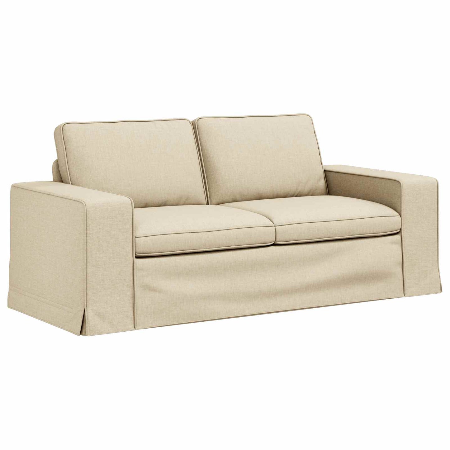 Set di divani 2 pcs Crema 182 x 80 x 82 cm Tessuto