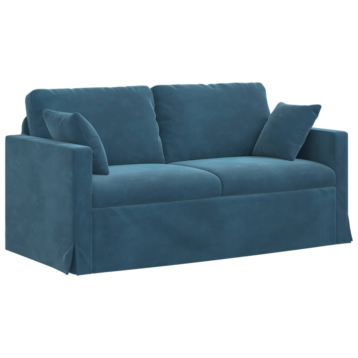 Set di divani 2 pcs Blu 158 x 78 x 80 cm Velluto