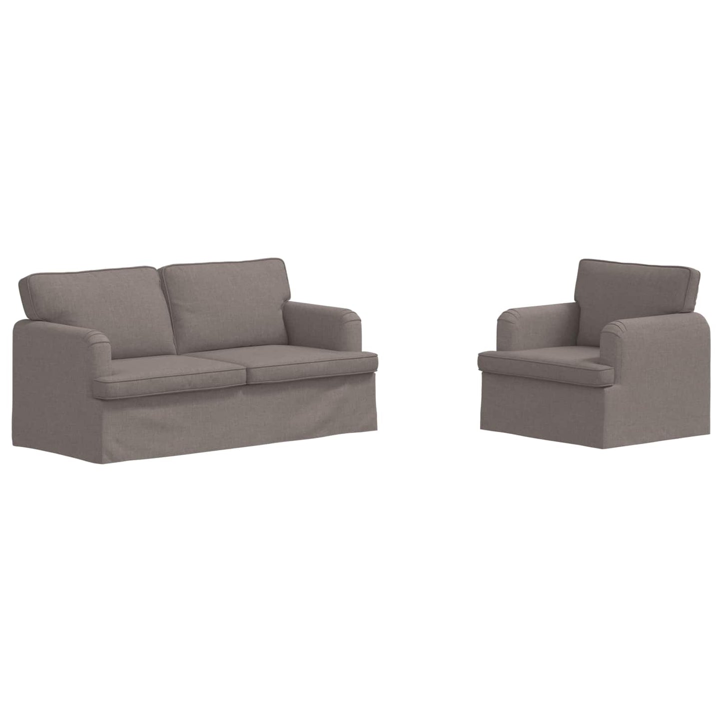 Set di divani 2 pcs Talpa 162 x 80 x 85 cm Tessuto