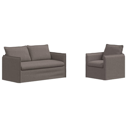 Set di divani 2 pcs Talpa 196 x 82 x 85 cm Tessuto