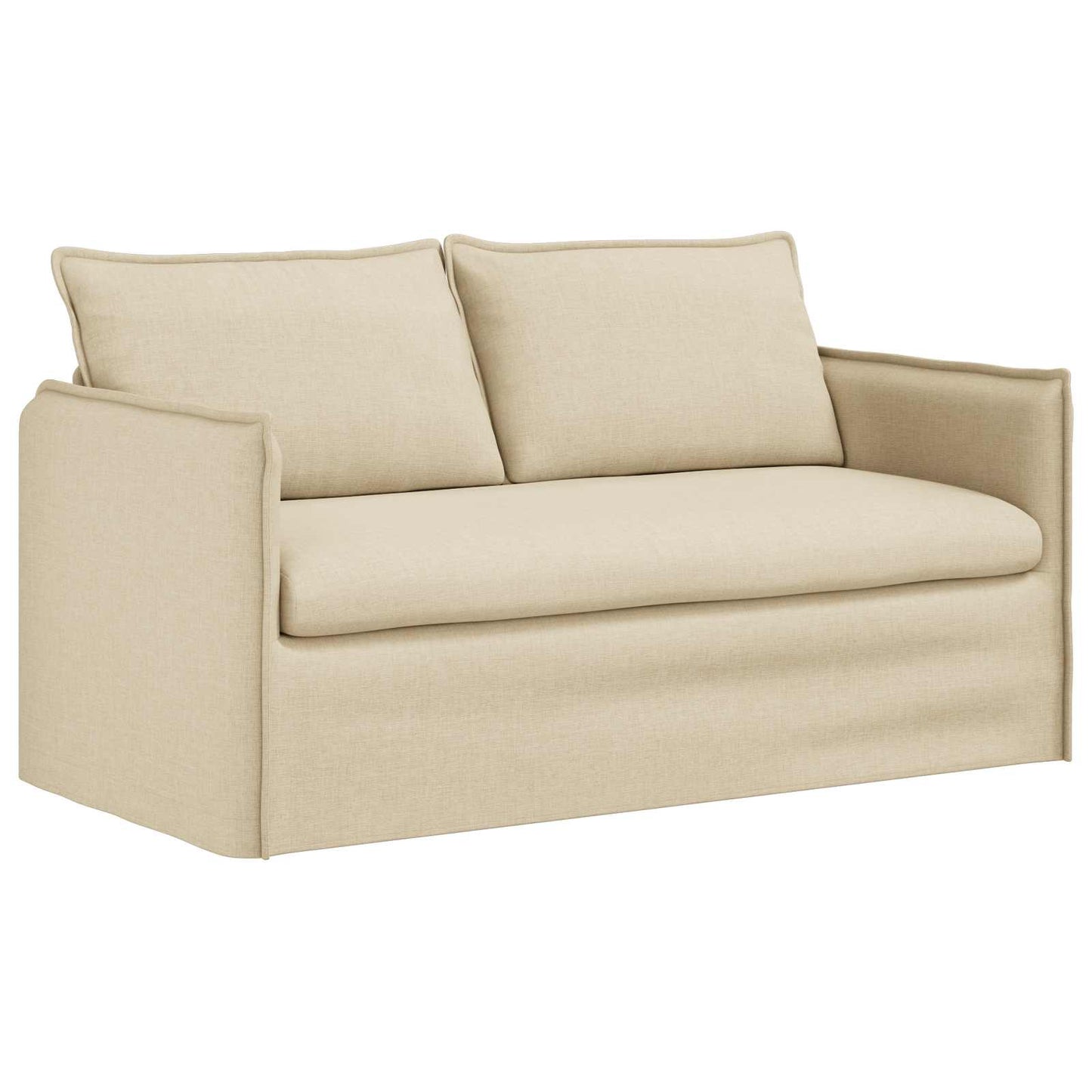 Set di divani 2 pcs Crema 196 x 82 x 85 cm Tessuto
