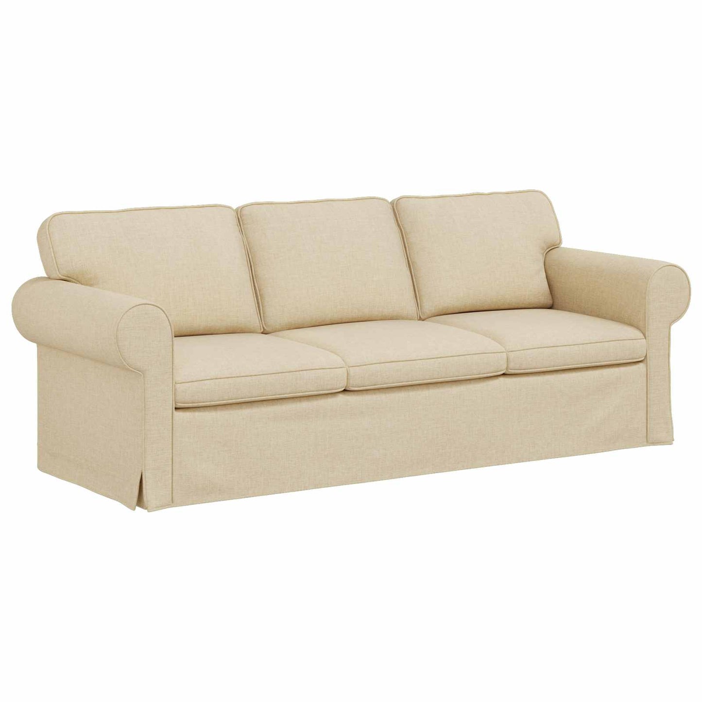 Set di divani 2 pcs Crema 215 x 82 x 80 cm Tessuto