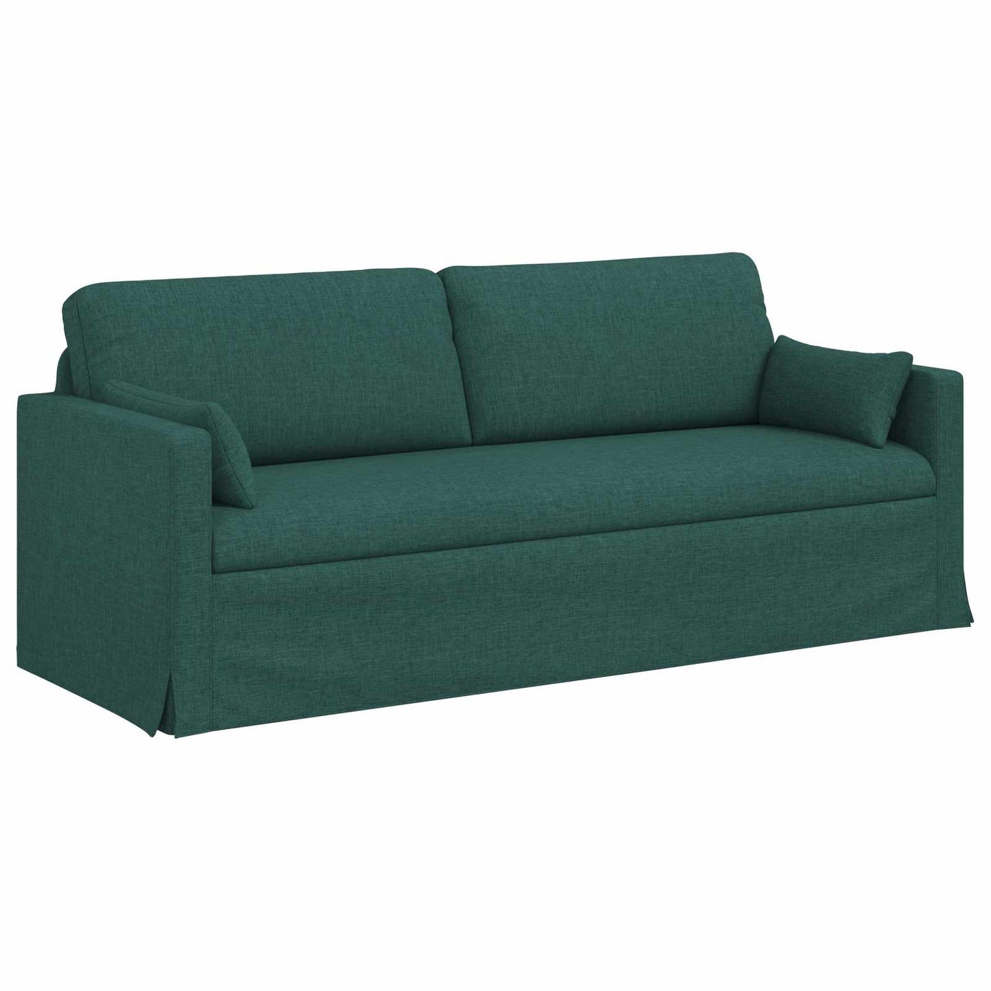 Set di divani 2 pcs Verde Scuro 198 x 78 x 80 cm Tessuto